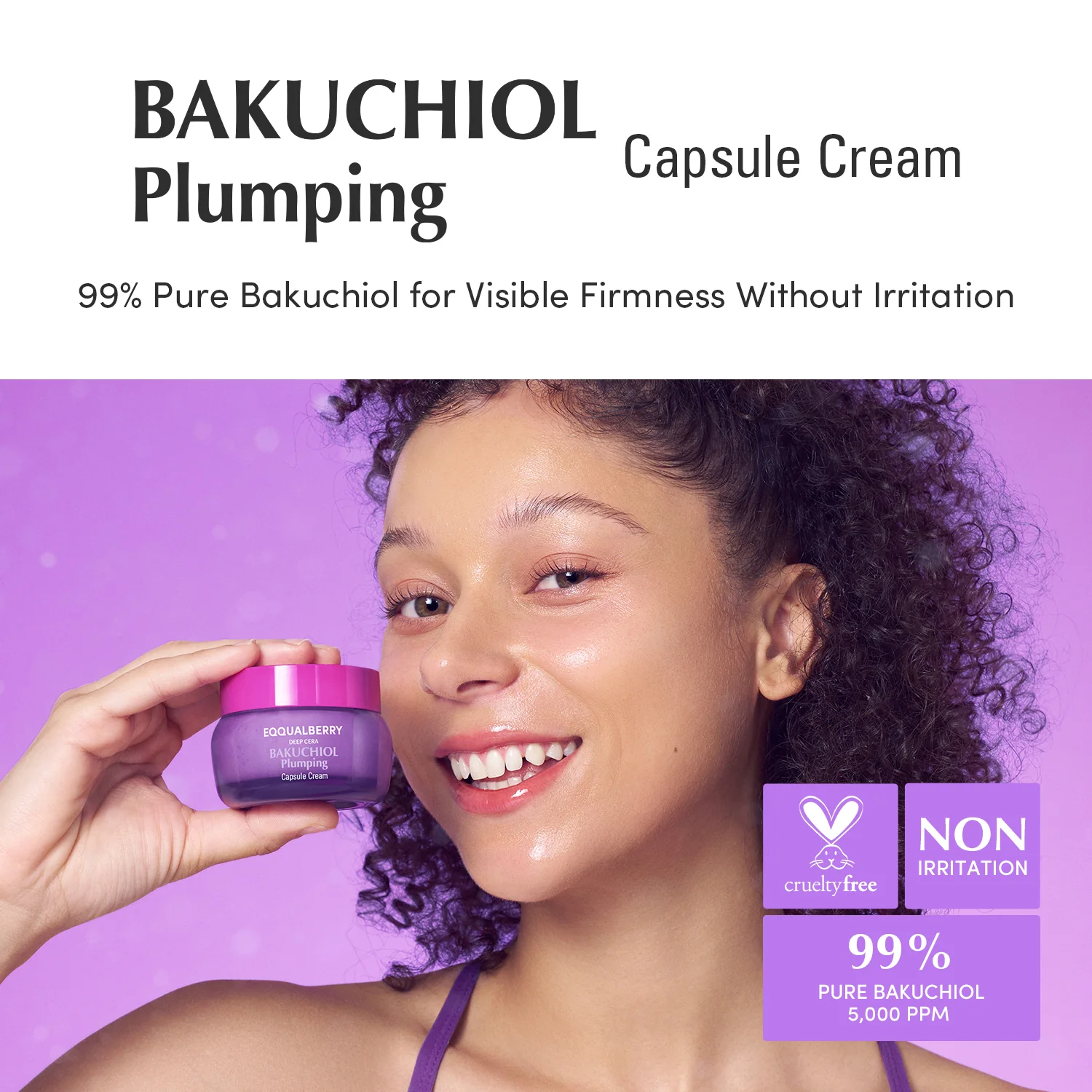 Eqqualberry Bakuchiol Plumping Capsule Cream [50ml]